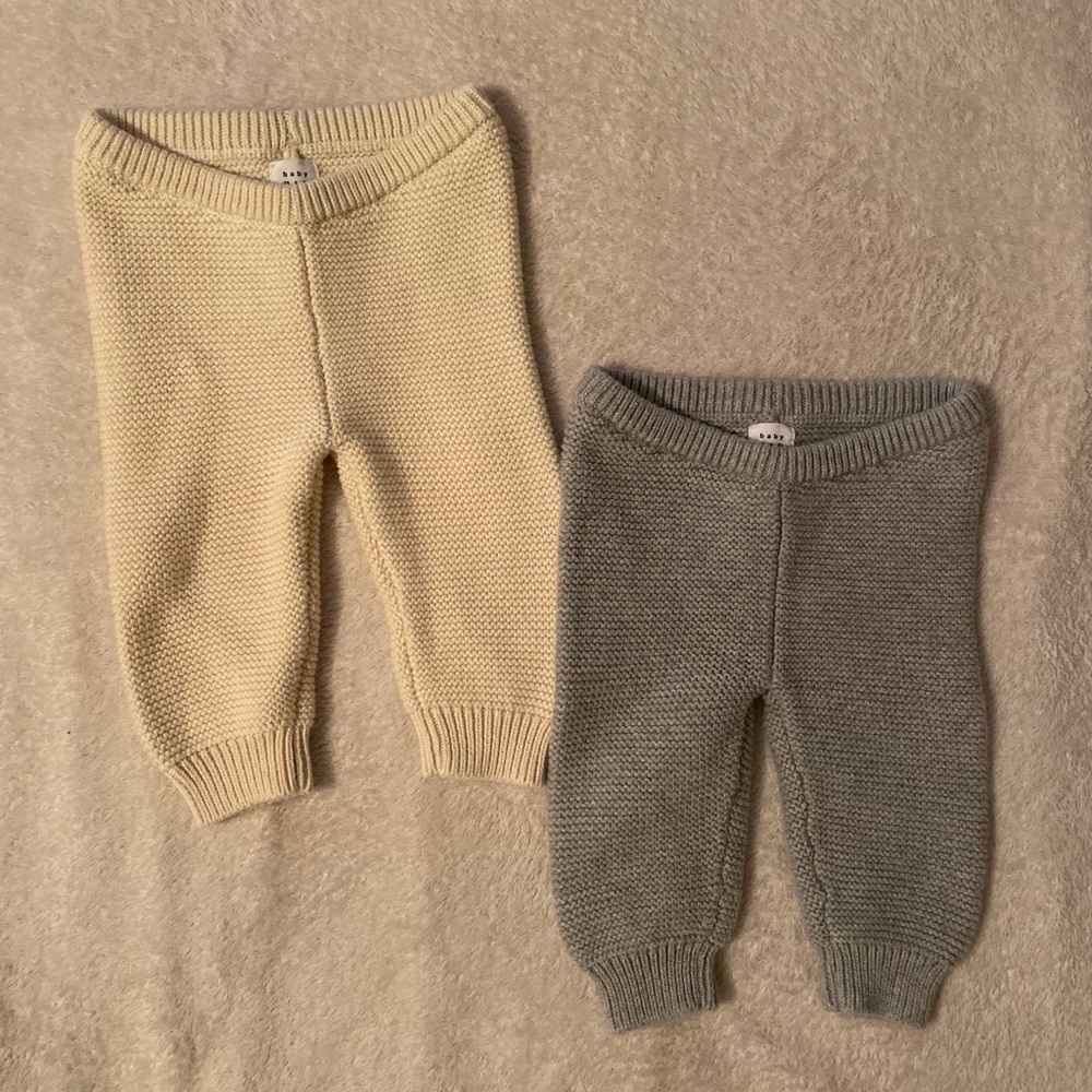 Baby Gap knit pants bundle